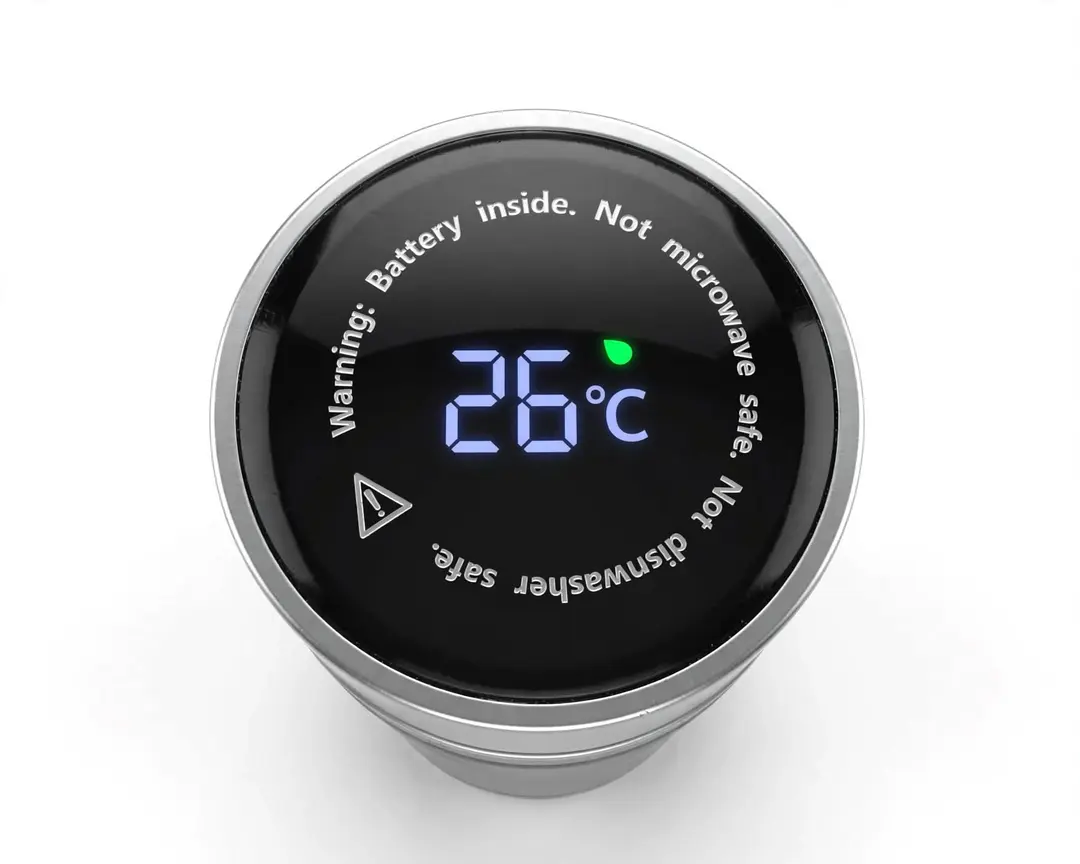 Smart LED Temperature Display Thermos - We Bare Bears